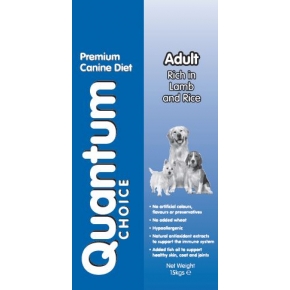 Quantum Choice Adult Lamb And Rice Dog Food 15kg